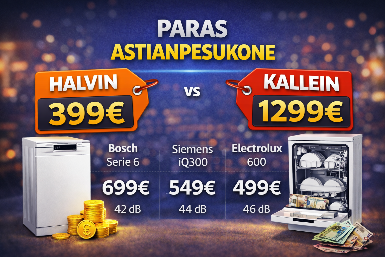 Paras Astianpesukone 2026 – Kattava Vertailu ja Ostajan Opas