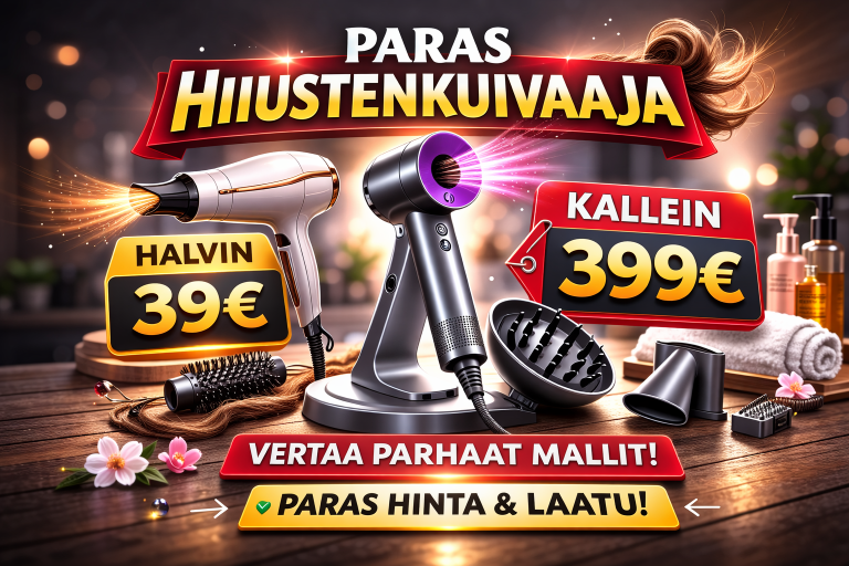 Paras Hiustenkuivaaja 2026 – Kattava Vertailu ja Ostajan Opas