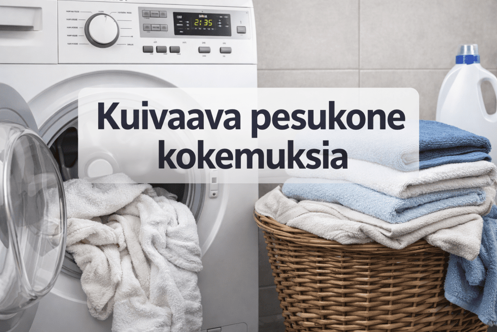 Kuivaava pesukone kokemuksia 2026 – Mitä oikeat suomalaiset käyttäjät sanovat?