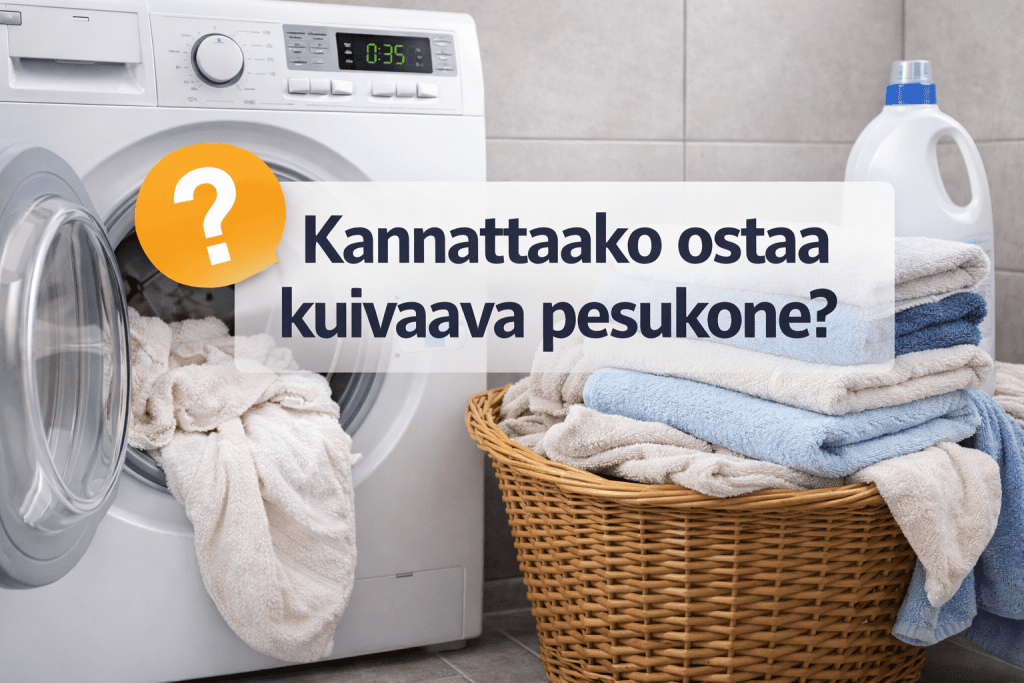 Kuivaava pesukone kokemuksia