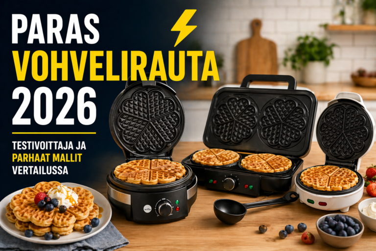 Paras vohvelirauta 2026 – Testivoittaja & Top 3 vertailu