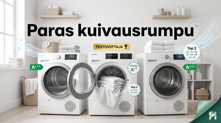 Paras kuivausrumpu 2026 – testivoittaja ja parhaat mallit vertailussa