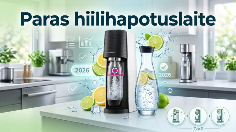 Paras hiilihapotuslaite 2026 – testivoittaja ja parhaat mallit vertailussa