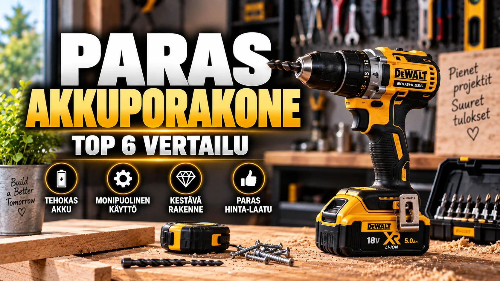 Paras Akkuporakone 2026 –  Top 6 vertailu