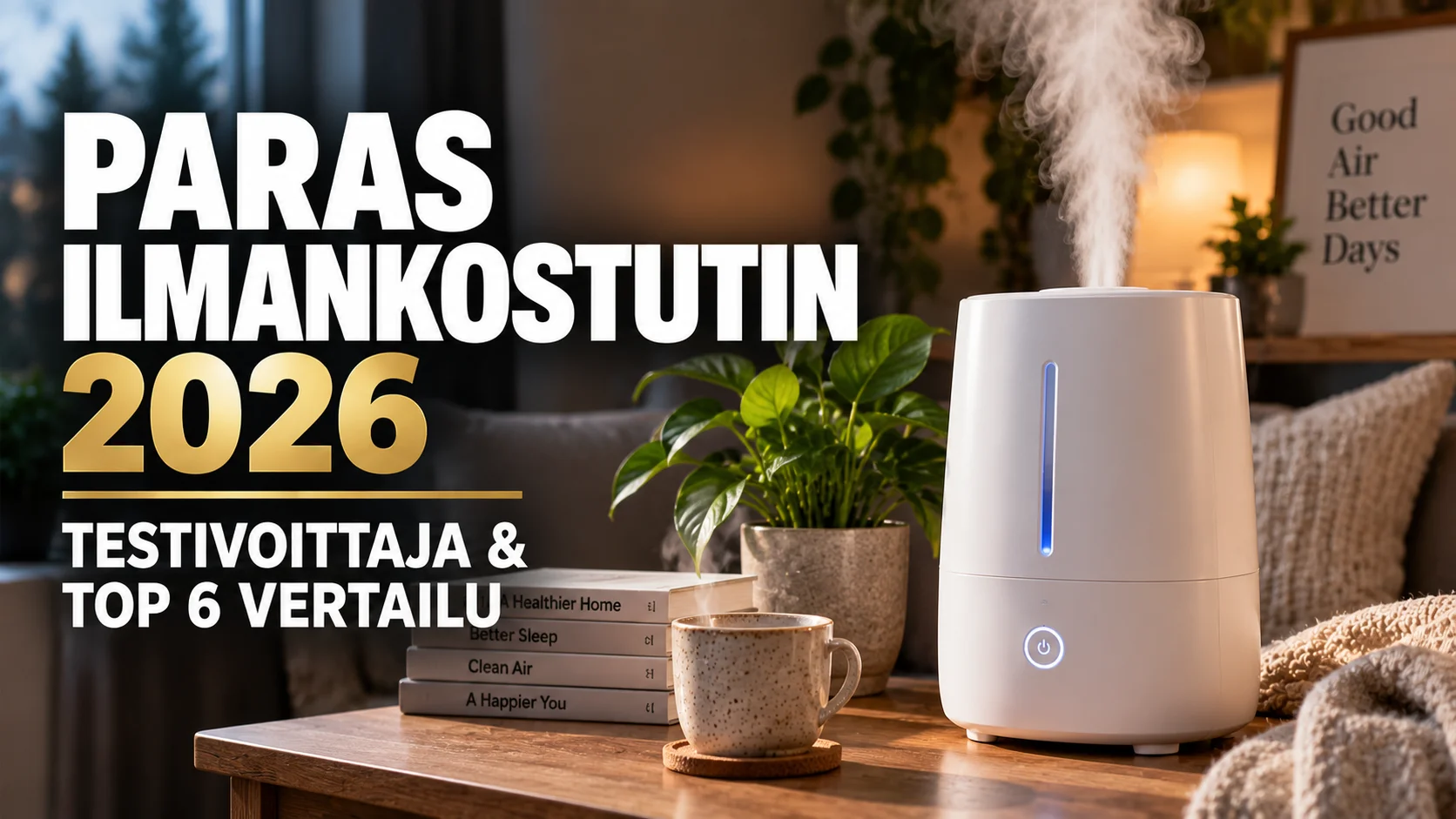 Paras Ilmankostutin 2026 – Testivoittaja ja Top 6 vertailu
