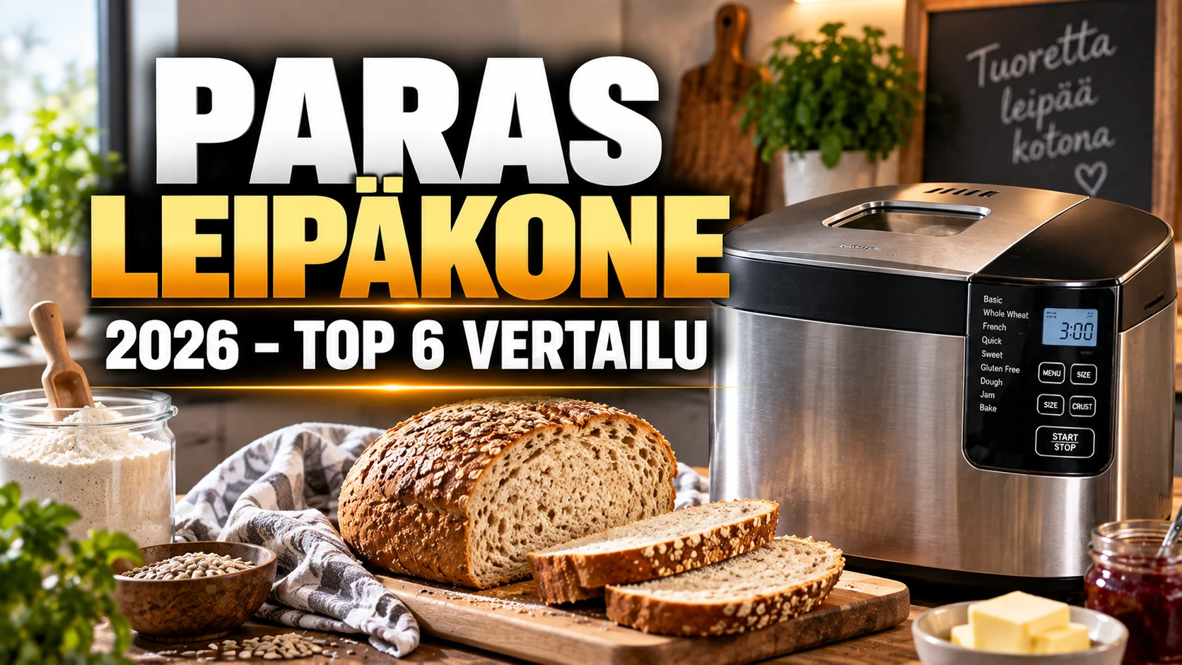 Paras Leipäkone 2026 – Top 6 vertailu